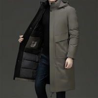 Cappotto Uomo Lungo con Cappuccio Caldo Invernale | 3 Colori | Taglie S-3XL