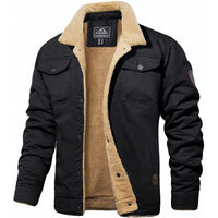 Giacca Uomo Invernale Foderata in Sherpa Calda | 5 Colori | Taglie S-3XL