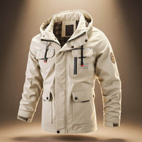 Mirko | Giaccone Invernale Uomo con Cappuccio | Antivento e Idrorepellente, Zip e Bottoni | in 6 Colori | Taglie XS-4XL