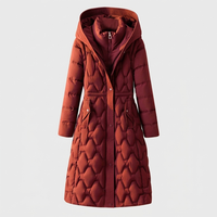 Lauren | Giubbotto Invernale Donna Trapuntato con Cappuccio | Zip e Bottoni a Pressione | 4 Colori | Taglie XS-XL