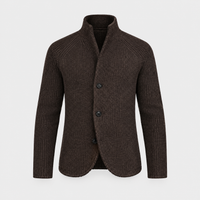 Henry | Cardigan Uomo Morbido e Traspirante | Spazio per Strati Sotto | Blu Navy, Nero, Grigio e Altri | Taglie S-3XL