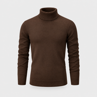 Igor | Maglione Uomo Dolcevita in Maglia Morbida | Vestibilità Sagomata | Marrone, Grigio, Nero e Altri | Taglie XS-XXXL