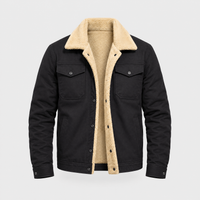 Giacca Uomo Casual Foderata in Sherpa con Collo in Pile | Cinque Colori | Taglie S-3XL