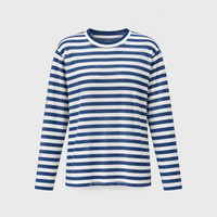 Maglione Donna Vestibilità Rilassata a Righe Girocollo Manica Lunga | Sette Colori | Taglie S-L
