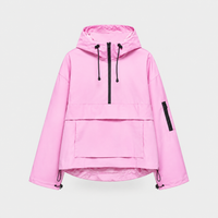 Giacca Donna Anorak Pullover Trapuntata Antivento con Cappuccio | Cinque Colori | Taglie S-XL