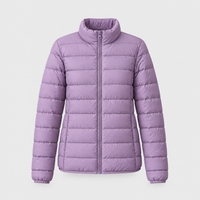 Cappotto Donna Piumino Trapuntato Leggero con Collo Alto | Cinque Colori | Taglie XS-4XL