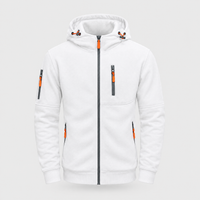 Felpa Uomo Cardigan con Cappuccio in Pile Cosy con Zip | Nove Colori | Range Ampio | Taglie S-5XL