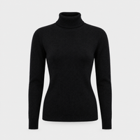 Maglione Donna Dolcevita Slim-Fit Cloudsoft in Misto Cashmere | Quattordici Colori | Taglie S-3XL