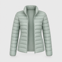 Piumino Donna Trapuntato Leggero con Collo Alto | Sei Colori | Range Ampio | Taglie S-3XL
