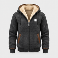 Giacca Donna Trapuntata Foderata in Sherpa con Cappuccio e Zip | Comfort Cosy | Taglie S-3XL