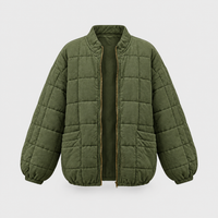 Bomber Donna Trapuntato Leggero Padded con Zip | Nove Colori | Range Ampio | Taglie XS-3XL