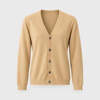 Cardigan Uomo Cloudsoft in Misto Cashmere Scollo a V con Bottoni | Sei Colori | Taglie XS-3XL