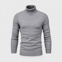 Maglione Uomo Dolcevita Slim-Fit Casual a Maglia | Otto Colori | Range Ampio | Taglie S-2XL
