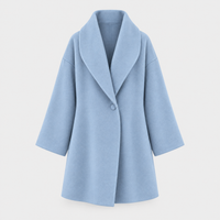 Cappotto Donna Oversize Collo Largo Vestibilità Rilassata Invernale | Sei Colori | Range Taglie Plus | Taglie S-5XL