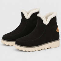 Stivaletti Donna Invernali Foderati in Peluche Warm | Nero Beige Marrone | Taglie EU 35-43