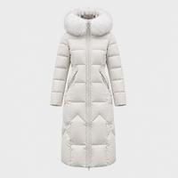 Cappotto Piumino Donna Lungo Trapuntato con Cappuccio in Peluche | Sei Colori | Range Ampio | Taglie S-4XL