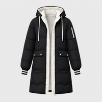 Piumino Donna Isolante Mid-Length con Cappuccio | Cinque Colori | Comfort Inverno | Taglie S-2XL