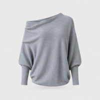 Maglione Donna Spalle Scoperte Vestibilità Rilassata Invernale | Sette Colori | Look Femminile | Taglie S-3XL