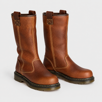 Stivali Donna Invernali Lavoro in Materiale Morbido Foderati | Marrone Nero Grigio | Taglie EU 33-45