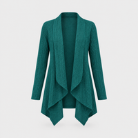Cardigan Donna Casual Aperto Lungo a Maglia | Sei Colori | Range Ampio | Taglie S-2XL