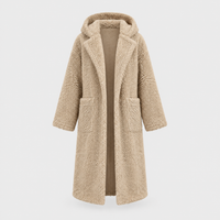 Cappotto Donna in Peluche con Cappuccio | Nove Colori Caldi | Comfort Invernale | Taglie S-4XL