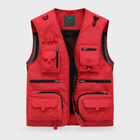 Gilet Uomo Multi-Tasca Leggero Outdoor da Pesca | Cinque Colori | Taglie S-5XL