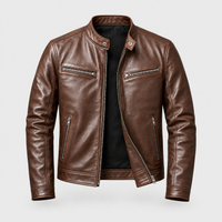 Giacca Uomo Trapuntata Vintage Biker Full-Zip Look Sleek | 3 Colori | Taglie XS-3XL