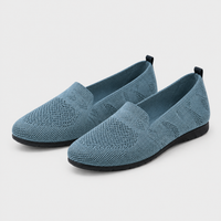Ballerine Donna Ortopediche in Maglia Slip-On con Punta Rotonda | 6 Colori | Taglie UK 2-10
