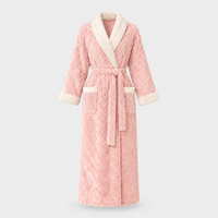 Vestaglia Donna Lunga in Pile Peluche Soffice | 3 Colori | Taglie M-XL