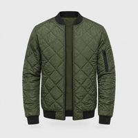 Bomber Uomo Trapuntato Leggero con Zip | 3 Colori | Taglie S-3XL