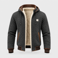 Giacca Uomo Trapuntata Termica con Cappuccio Foderata in Pile Full-Zip | 5 Colori | Taglie S-5XL