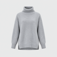 Maglione Donna Oversized Invernale Collo Alto Pullover | 5 Colori | Taglie XS-3XL