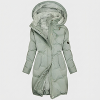 Cappotto Donna Lungo Trapuntato con Cappuccio Foderato in Pile | 3 Colori | Taglie S-2XL