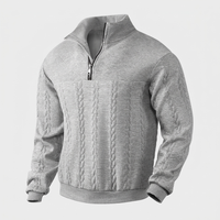 Maglione Uomo Cable Knit Quarter-Zip Pullover | 5 Colori | Taglie XS-2XL