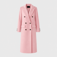 Alessandra | Cappotto Donna Lungo con Revers e Bottoni | Tasche con Patta | Beige, Nero e Altri | Taglie S-3XL