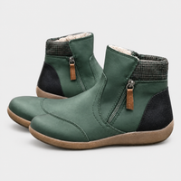 Carmen | Stivali Donna alla Caviglia con Suola in Gel | Suola Spessa 4 cm | Verde, Nero e Altri | Taglie EU 35-43