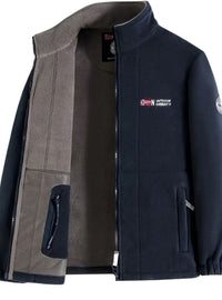 Giacca Uomo Full-Zip Collo Alto Outdoor in Pile Cosy | Cinque Colori | Comfort Attivo | Taglie XS-3XL