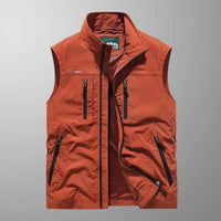 Gilet Uomo Leggero Traspirante Multi-Tasche Outdoor | 6 Colori | Taglie S-4XL