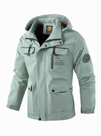 Giacca Uomo Impermeabile Isolante con Cappuccio | Otto Colori | Protezione Pioggia | Taglie S-3XL