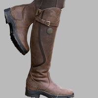 Stivali Donna al Ginocchio Hiking dal Look Sleek con Fibbie Cinturini | 5 Colori | Taglie EU 35-43