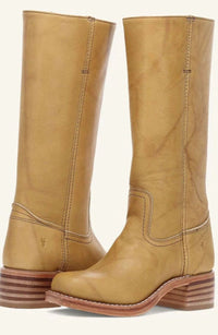 Stivali Donna Western Classici a Metà Polpaccio con Tacco Stacked | 5 Colori | Taglie EU 35-43