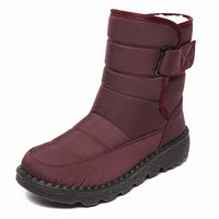 Stivali Donna Impermeabili Termici al Ginocchio Antiscivolo Invernali | Rosso Nero Blu Navy Grigio Khaki | Taglie EU 35-43